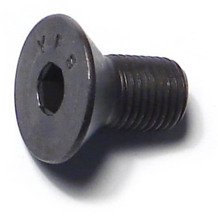 Midwest Fastener 3/8"-24 Socket Head Cap Screw, Flat, Plain Steel, 3/4 in Length, 6 PK 79553